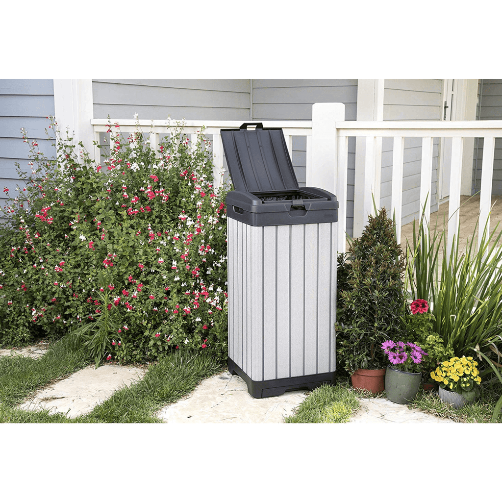 Keter Rockford Outdoor Bin – Vertical Gardens Direct