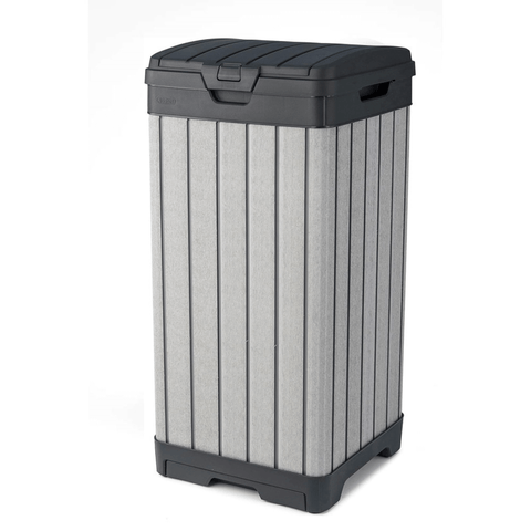 keter rockford outdoor waste bin main view
