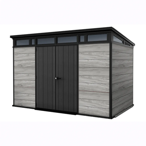Keter Signature Pent 11x7 Shed - Stormgrey
