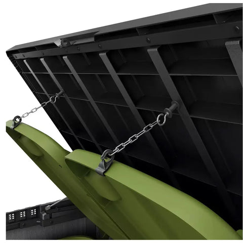Keter Store It Out Darwin 1150L Lid Close Up View