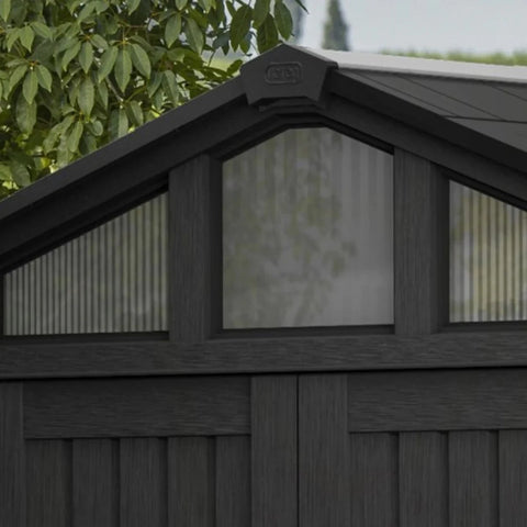 Keter Stronghold Shed 10 x 15 With Full Length Skylight Window