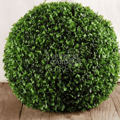 OPEN BOX of 2x 44cm Boxwood Artificial Topiary Hedge Ball UV Stabilised