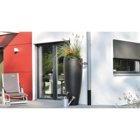 maze 300l rainwater mini tank mocca actual view