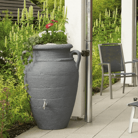 Mini Water Tank Amphora 250L Dark Granite Actual View