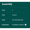 Image of Keter Working / Potting 6x8 Shed - Green Assembly