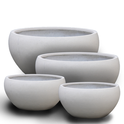 Ivory Terrazzo Lightweight Hibachi Bowls Set Of 4