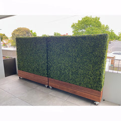 Artificial Mixed Boxwood Freestanding Hedge 1.5m x 1.5m x 30cm UV Stabilised