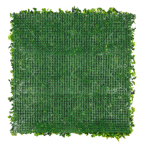 Artificial Lavandula Vertical Garden 1m x 1m Plant Wall Screening Panel UV Protected Backing Frame