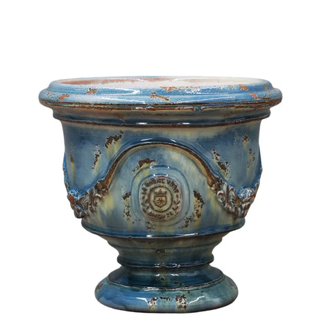 Blue Lagoon Versailles Traditional French Anduze Coupe Planter