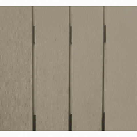 Textured beige panel with vertical slats