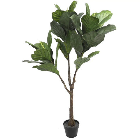 Premium Artificial Fiddle Leaf Fig Tree 125cm UV Resistant