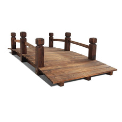160cm Outdoor Wooden Rustic Bridge