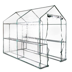 1.9m x 1.2m Transparent Walk In Green House