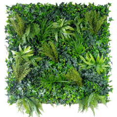 1m x 1m UV Stabilised Tea Tree Tropics Artificial Vertical Garden Panel