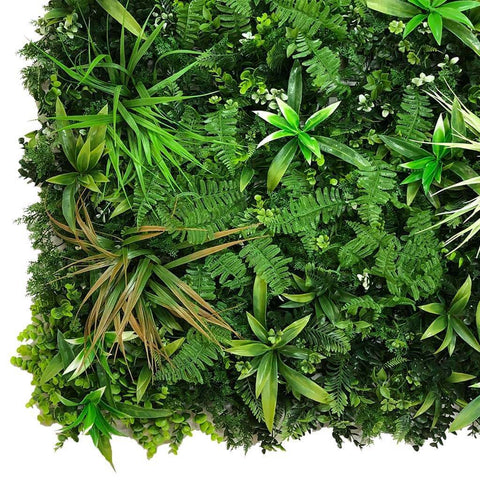 1m x 1m UV Stabilised Wild Tropics Artificial Vertical Garden Panel