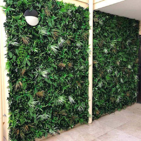 1m x 1m UV Stabilised Wild Tropics Artificial Vertical Garden Panel