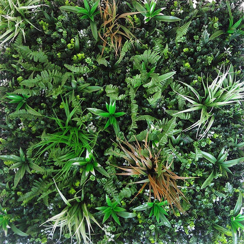 1m x 1m UV Stabilised Wild Tropics Artificial Vertical Garden Panel