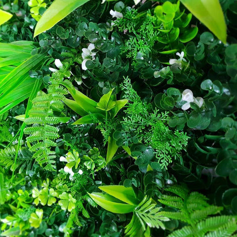 1m x 1m UV Stabilised Wild Tropics Artificial Vertical Garden Panel