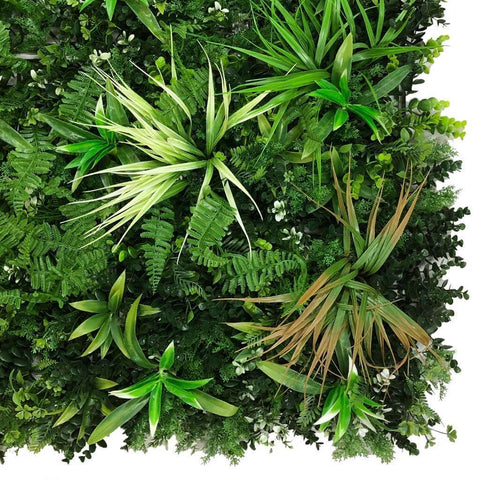 1m x 1m UV Stabilised Wild Tropics Artificial Vertical Garden Panel