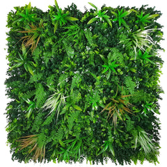 1m x 1m UV Stabilised Wild Tropics Artificial Vertical Garden Panel