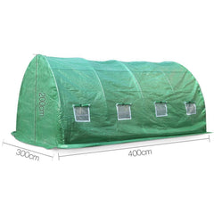 4m x 3m x 2m All Weather Tunnel Greenhouse