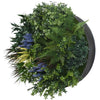 Image of 60cm Outdoor Artificial Lavender Green Wall Disc UV Stabilised