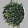 Image of 60cm Outdoor Artificial Lavender Green Wall Disc UV Stabilised