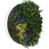 Image of 80cm Outdoor Artificial Lavender Green Wall Disc UV Stabilised