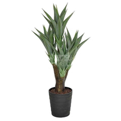 Artificial Agave Plant In Black Pot 100cm