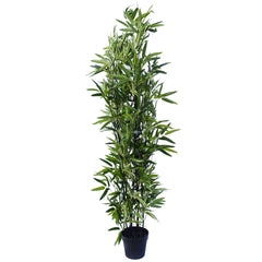 Artificial Black Bamboo Tree With Real Touch Leaves - 180cm