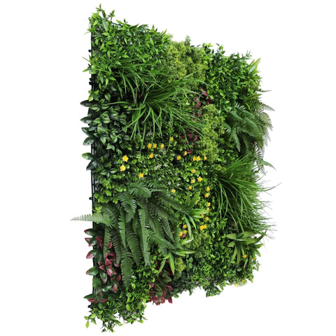 Artificial Country Fern Recycled Vertical Garden Panel 1m x 1m UV Stabilised