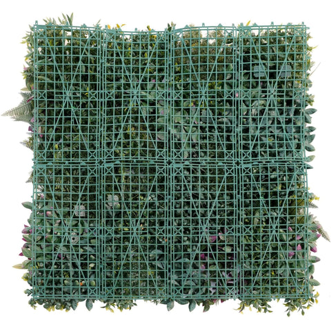 Artificial Country Fern Recycled Vertical Garden Panel 1m x 1m UV Stabilised