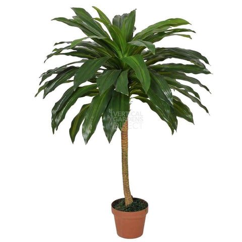 corn plant palm Artificial Dracaena Fragrans (Corn Plant) 100cm – Vertical Gardens Direct