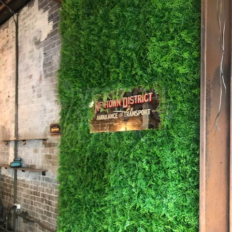 Artificial Fern Vertical Garden 1m x 1m Plant Wall Panel UV Stabilised