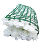 Image of Artificial Flower Wall Backdrop Panel 40cm X 60cm Faux White Flowers