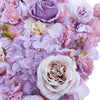 Image of Artificial Flower Wall Backdrop Panel 40cm X 60cm Faux Pink & White