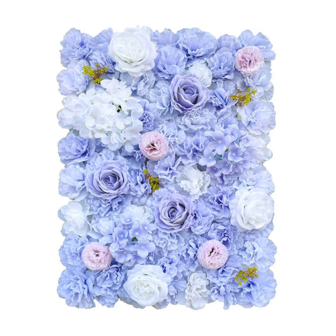 Artificial Flower Wall Backdrop Panel 40cm X 60cm Faux Purple Lilac