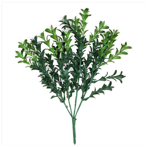 Artificial Flowering Boxwood Stem 30cm UV Stabilised