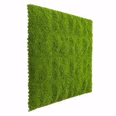 Artificial Fresh Moss Green Wall Panel 1m x 1m UV Stabilised