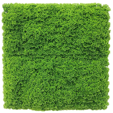 Artificial Fresh Moss Green Wall Panel 1m x 1m UV Stabilised