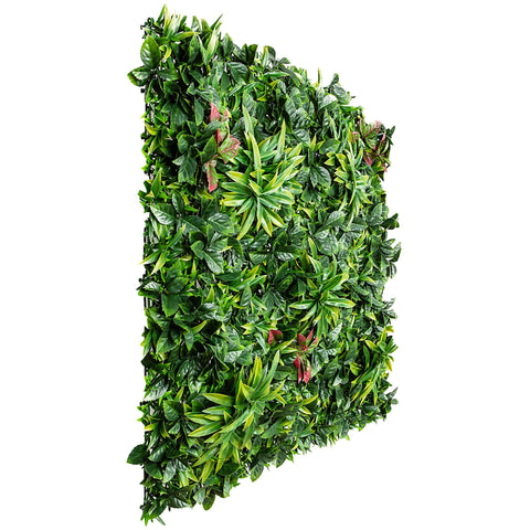 Artificial Green Meadows 1m x 1m Plant Wall Panel UV Stabilised