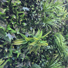 Artificial Green Tropics Vertical Garden Sample