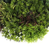 Image of Artificial Green Wall Disc Art 80cm Green Field UV Resistant - White