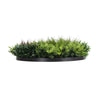 Image of Artificial Green Wall Disc Art 90cm Green Field UV Resistant - Black