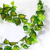 Image of Artificial Hanging Garland Mixed Yellow and Red Pothos 190cm