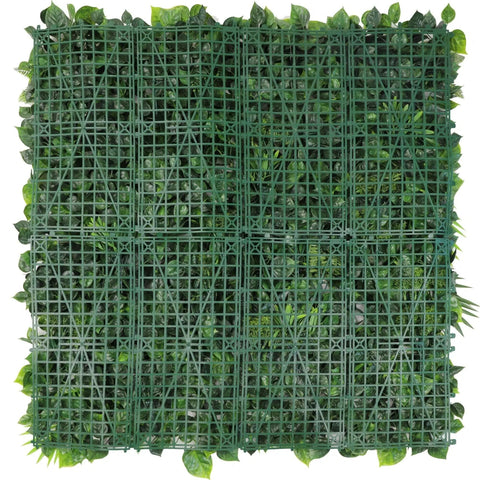 Artificial Hawaiian Fern Vertical Garden Panel 1m x 1m UV Stabilised