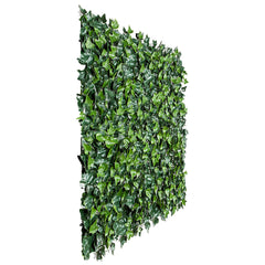 Artificial Ivy Leaf Hedge 1m x 1m Plant Wall Screening Panel UV Protected