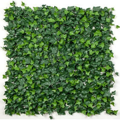 Artificial Ivy Leaf Hedge 1m x 1m Plant Wall Screening Panel UV Protected