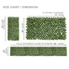 Image of Artificial Jasmine Hedge Extendable Trellis Screen 2m x 1m UV Stabilised