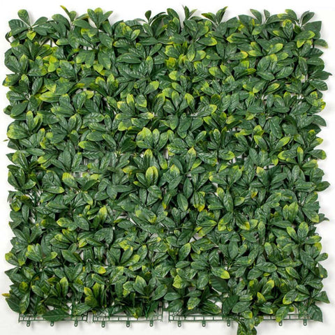 Artificial Laurel Hedge 1m x 1m Plant Wall Screening Panel UV Protected